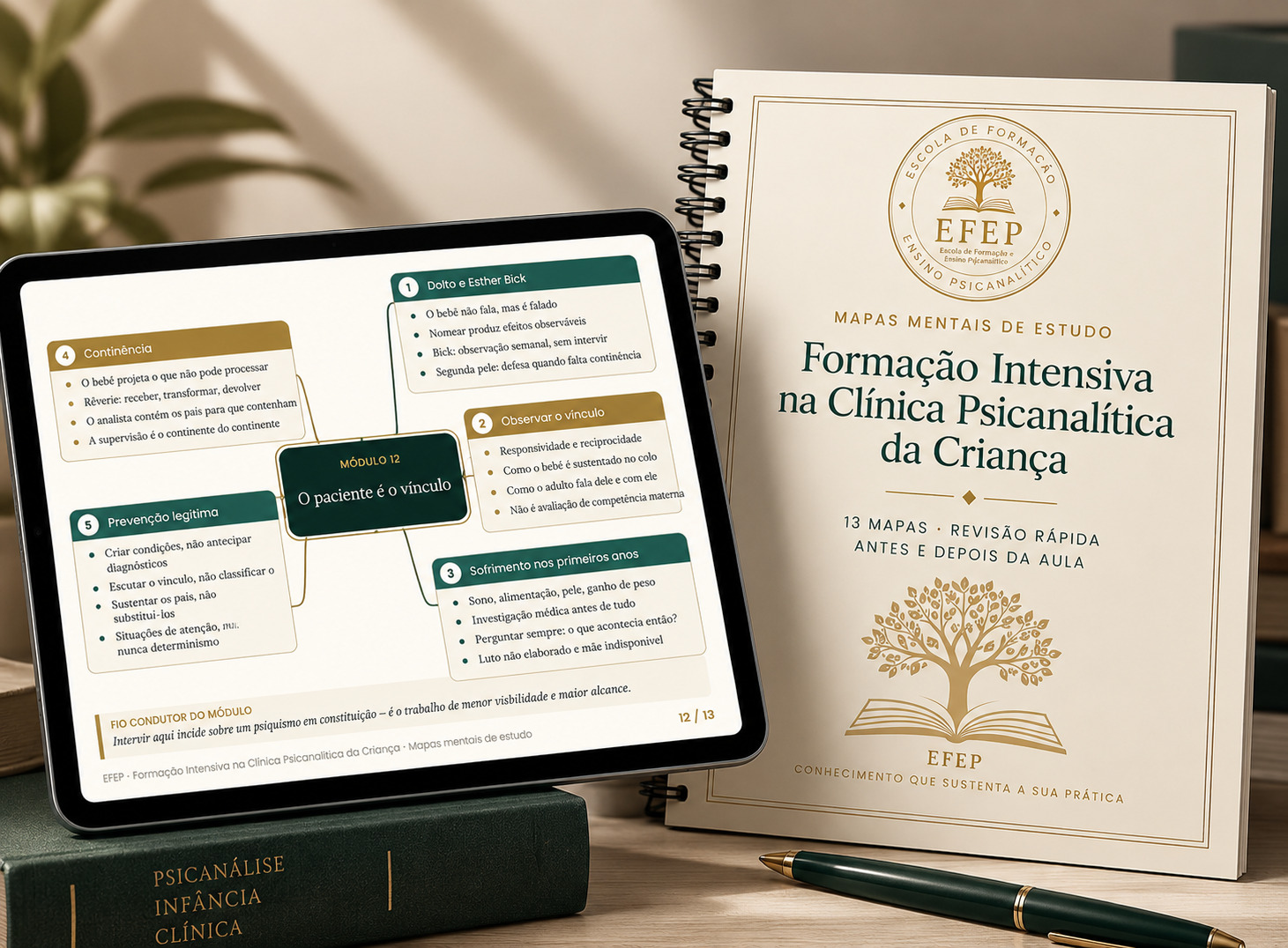 Mapa mental do Módulo 6 — O desenho na clínica com crianças